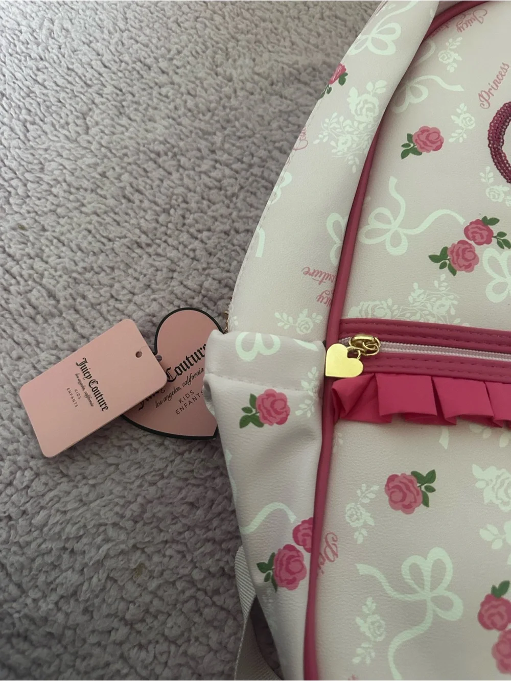Juicy Couture Pink Floral Backpack